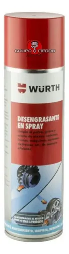 Würth desengrasante en spray 500 ml · código 0890108700