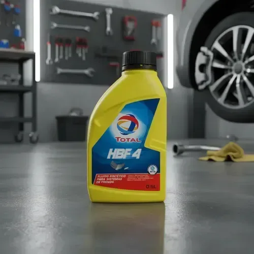 Líquido de freno Total HBF4 tipo DOT 4 x 500 cc · código TOT205556